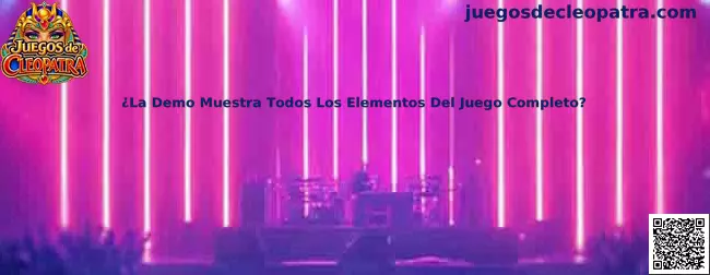 Comparación de una demo de Juegos de Cleopatra con los elementos del juego completo