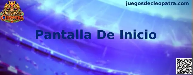 Ejemplo de Pantalla De Inicio para organizar el acceso a Juegos de Cleopatra en un celular