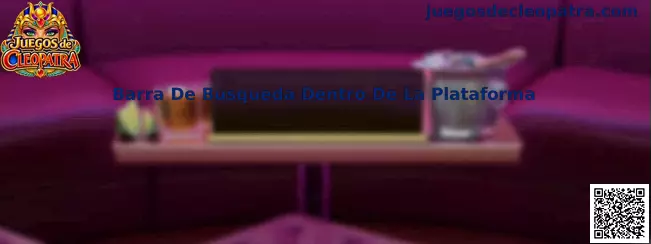 Barra de búsqueda dentro de una plataforma de juegos