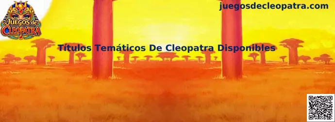Títulos temáticos de Juegos de Cleopatra inspirados en el antiguo Egipto